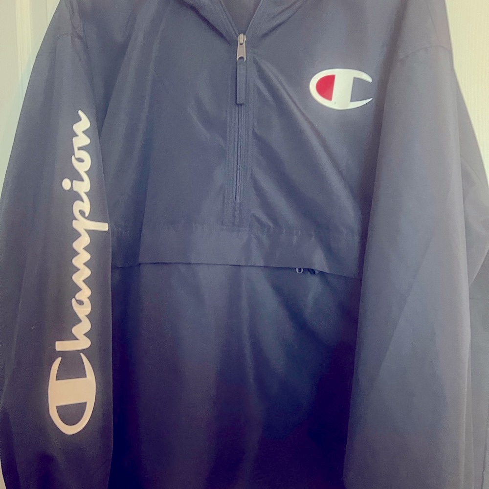 Navy Blue Champion Wind Breaker